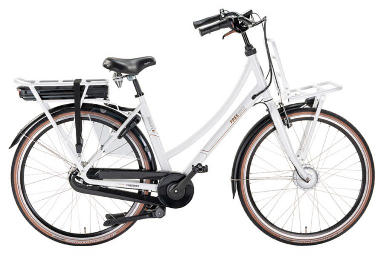 Freebike Bronx Transporter Dames E-Bike Nexus 7 – Wit Glans