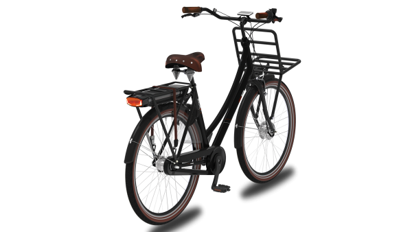 Freebike Bronx Transporter Dames E-Bike N3 Mat Zwart