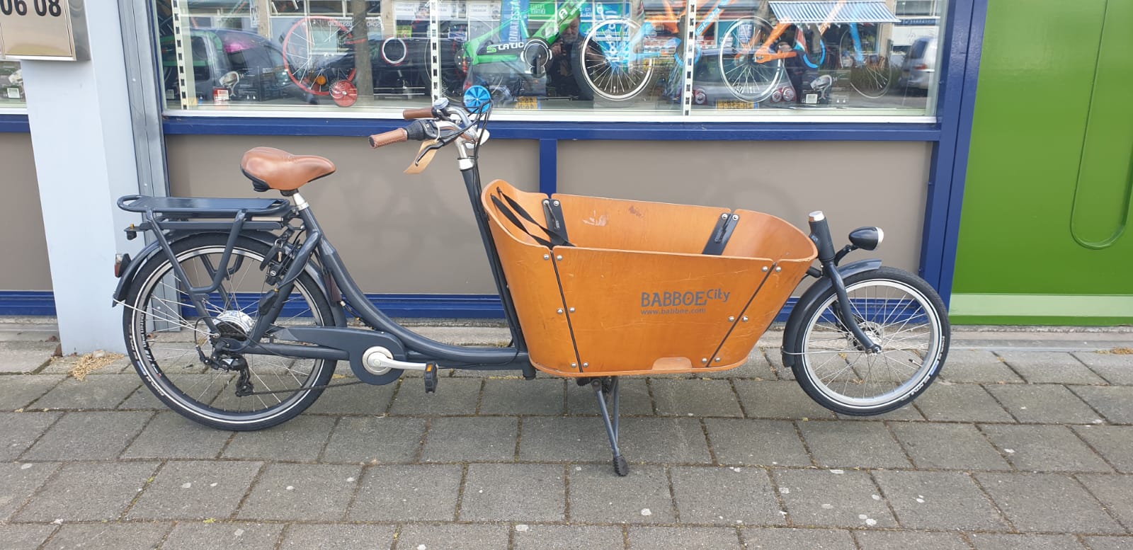 In de omgeving van Gespierd Interpreteren Babboe City Elektrische Bakfiets Shimano 7 Versnelling - Tweewielershop  Almere