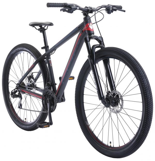 Bikestar 29inch 21 Speed Hardtail Sport MTB Zwart Rood