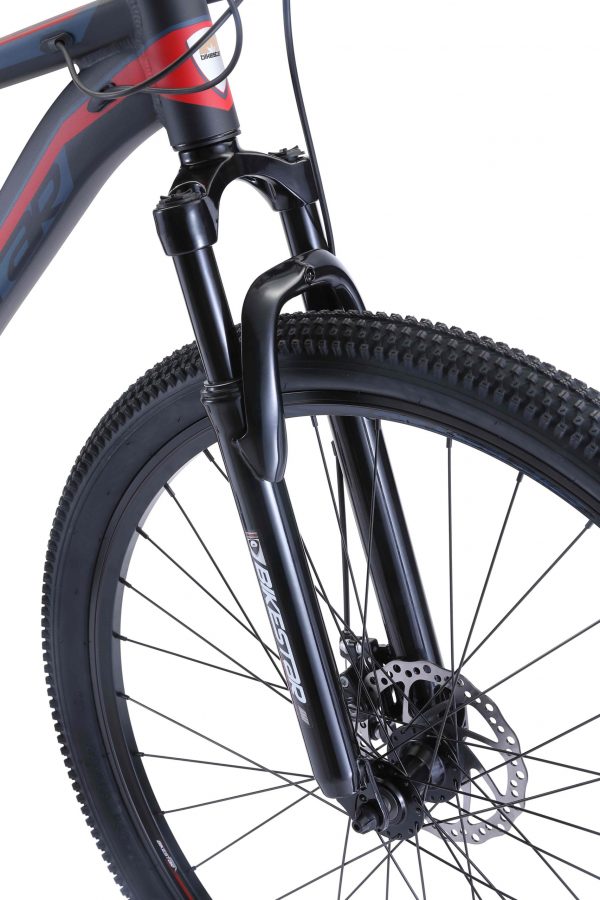 Bikestar 29inch 21 Speed Hardtail Sport MTB Zwart Rood
