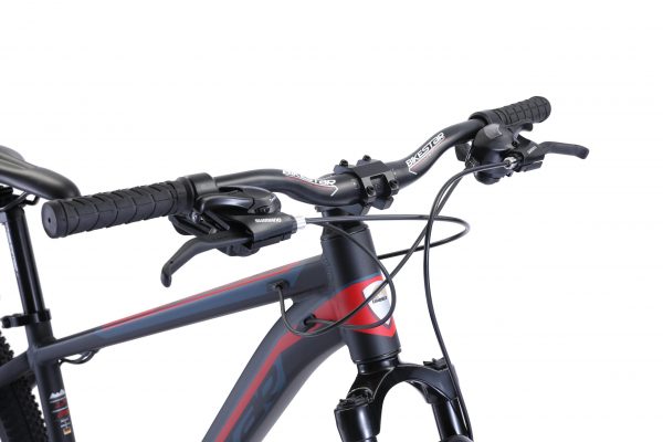 Bikestar 29inch 21 Speed Hardtail Sport MTB Zwart Rood