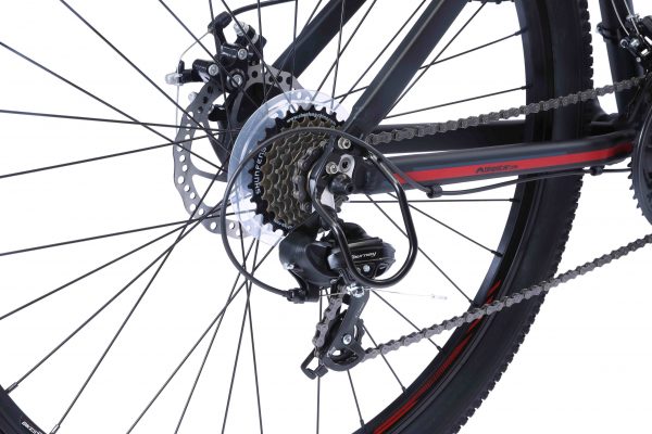 Bikestar 29inch 21 Speed Hardtail Sport MTB Zwart Rood