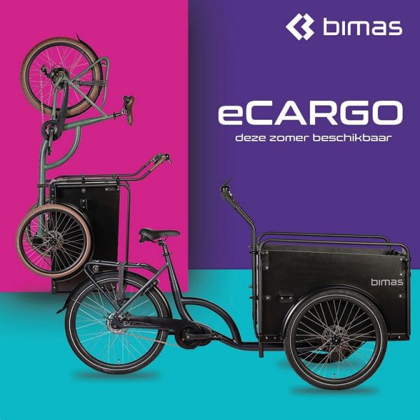 Bimas E-Cargo 3.0 Bakfiets Bafang 250W Achterwiel-motor