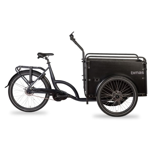 Bimas E-Cargo 3.3 E-Bakfiets 19.2Ah Bafang Mid-motor – Blauw-Zwart