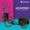 Bimas E-Cargo 3.3 E-Bakfiets 19.2Ah Bafang Mid-motor – Blauw-Zwart