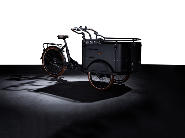 Keewee Elektrische Bakfiets Army Green –  Incl Gratis accessoires