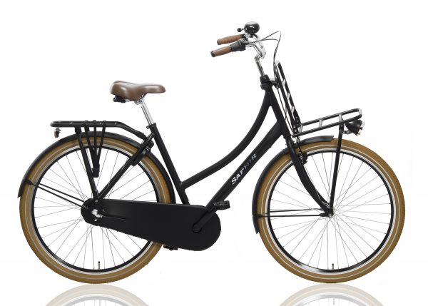 Saphir Transport Damesfiets 28inch 53cm N3 Alu Mat Zwart