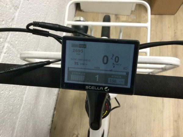 VERKOCHT – Stella Dolce Elektrische Dames Transportfiets N7 Mat Wit