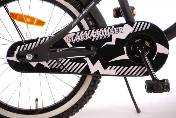 Volare Black Cruiser Kinderfiets – Jongens – 18 inch – Zwart – 95% afgemonteerd