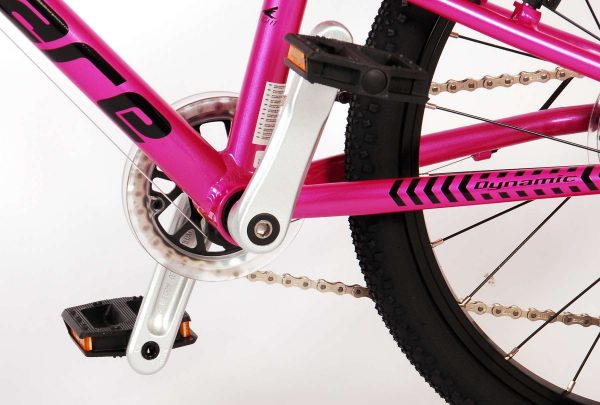 Volare Dynamic Kinderfiets - Meisjes - 20 inch - Roze - 2 Handremmen - 7  Versnellingen - Prime Collection - Tweewielershop Almere