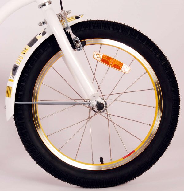Volare Miracle Cruiser Kinderfiets – Meisjes – 18 inch – Wit – Prime Collection