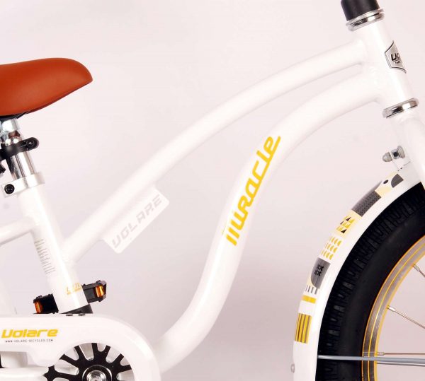 Volare Miracle Cruiser Kinderfiets – Meisjes – 18 inch – Wit – Prime Collection