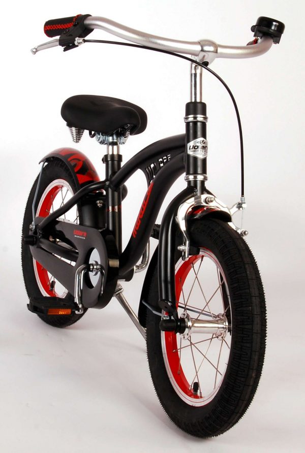 Volare Miracle Cruiser Kinderfiets – Jongens – 14 inch – Mat Zwart – Prime Collection