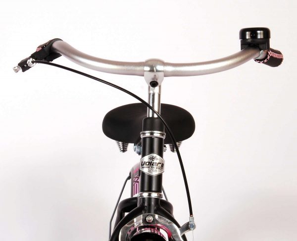 Volare Miracle Kinderfiets – Meisjes – 14 inch – Mat Zwart – Prime Collection