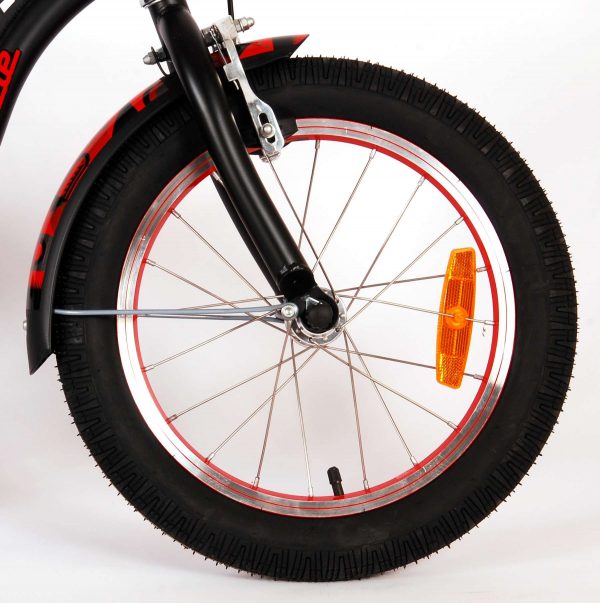 Volare Miracle Cruiser Kinderfiets – Jongens – 16 inch – Mat Zwart – Prime Collection