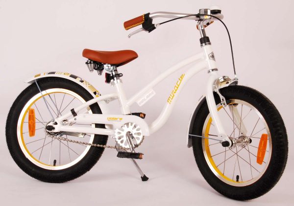 Volare Miracle Cruiser Kinderfiets – Meisjes – 16 inch – Wit – Prime Collection