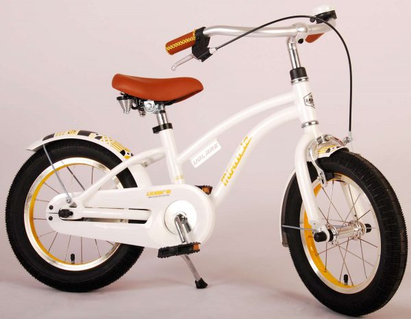Volare Miracle Kinderfiets – Meisjes – 14 inch – Wit – Prime Collection