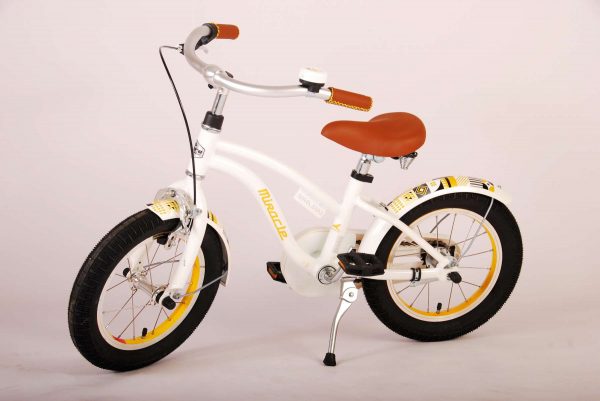 Volare Miracle Kinderfiets – Meisjes – 14 inch – Wit – Prime Collection