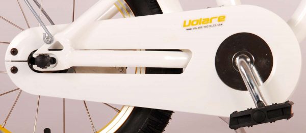 Volare Miracle Kinderfiets – Meisjes – 14 inch – Wit – Prime Collection