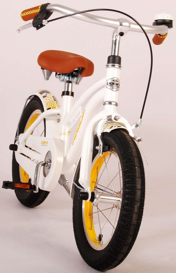 Volare Miracle Kinderfiets – Meisjes – 14 inch – Wit – Prime Collection