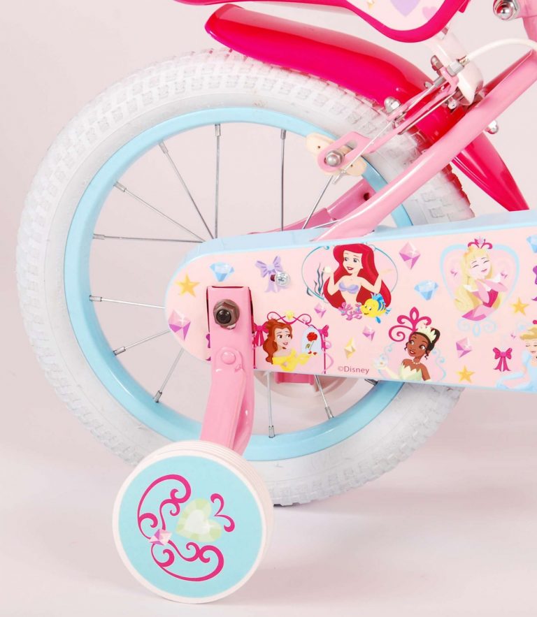 leveren gewoontjes aflevering Disney Princess Kinderfiets - Meisjes - 14 inch - Roze - Twee Handremmen -  Tweewielershop Almere