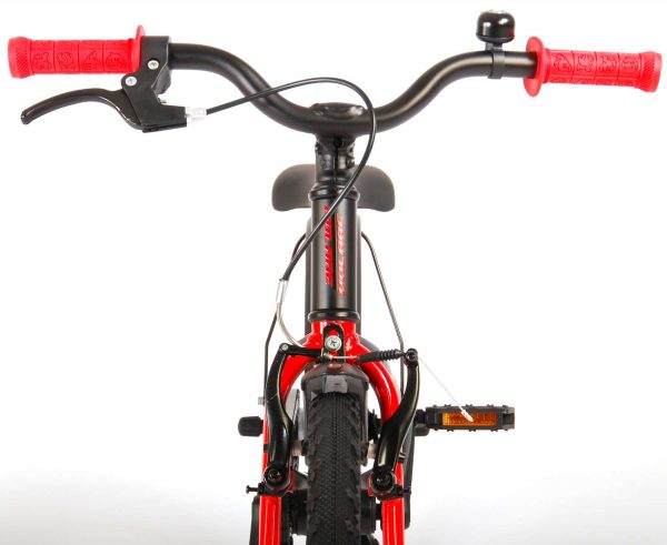 Volare Blaster Kinderfiets – Jongens – 16 inch  – Zwart/Rood – Prime Collection