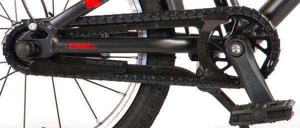 Volare Blaster Kinderfiets – Jongens – 16 inch  – Zwart/Rood – Prime Collection