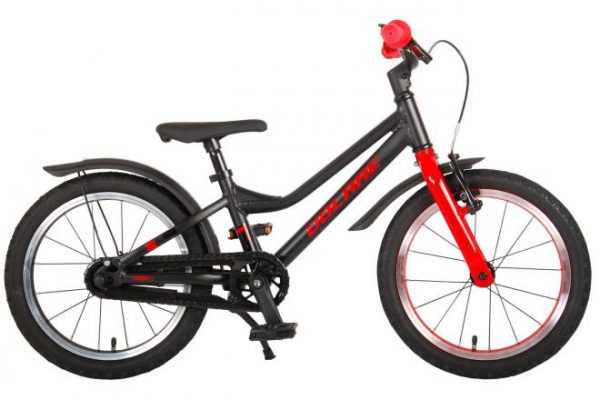 Volare Blaster Kinderfiets – Jongens – 16 inch  – Zwart/Rood – Prime Collection