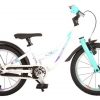 Volare Glamour Kinderfiets – Meisjes – 16 inch – Wit/Mint Groen – Prime Collection