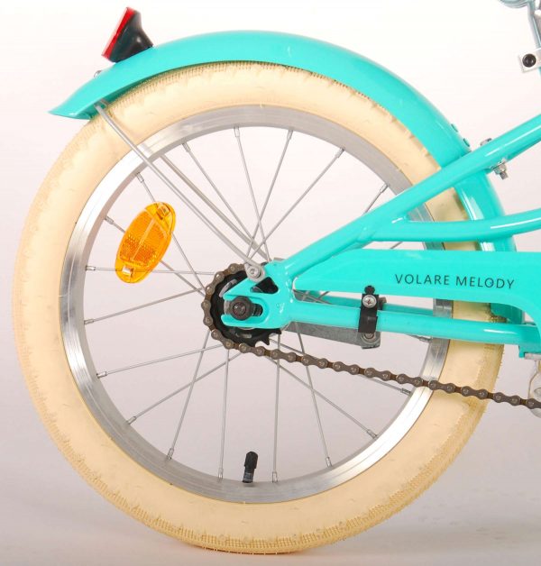 Volare Melody Kinderfiets – Meisjes – 16 inch – Turquoise – Prime Collection