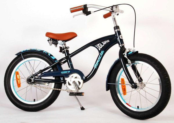 Volare Miracle Cruiser Kinderfiets – Jongens – 16 inch – Mat Blauw – Prime Collection