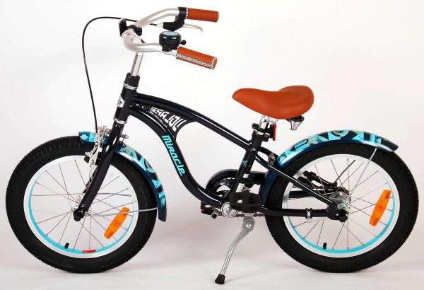 Volare Miracle Cruiser Kinderfiets – Jongens – 16 inch – Mat Blauw – Prime Collection