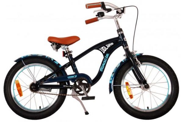 Volare Miracle Cruiser Kinderfiets – Jongens – 16 inch – Mat Blauw – Prime Collection