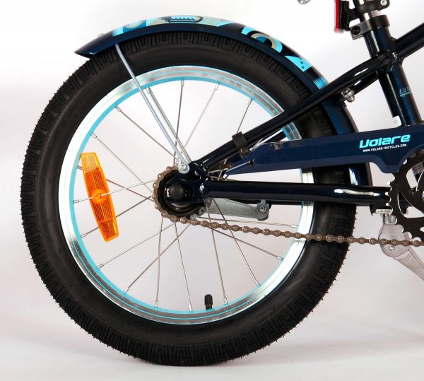 Volare Miracle Cruiser Kinderfiets – Jongens – 16 inch – Mat Blauw – Prime Collection