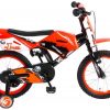 Volare Motorbike Kinderfiets – Jongens – 16 inch – Oranje – 95% afgemonteerd