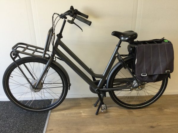VERKOCHT BSP Metropolis Elektrische Transportfiets N7 Mat Grijs