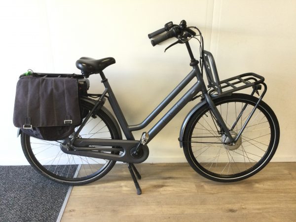 VERKOCHT BSP Metropolis Elektrische Transportfiets N7 Mat Grijs