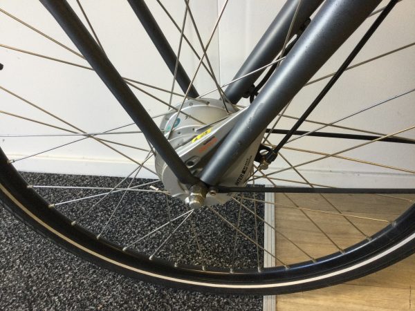 VERKOCHT BSP Metropolis Elektrische Transportfiets N7 Mat Grijs
