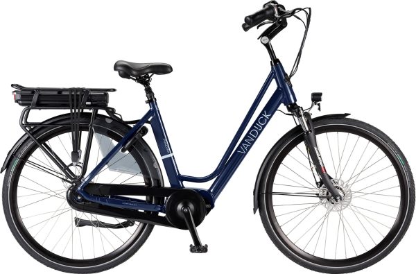 Van Dijck – Phaedra blue M200 Rollerbrake – Dames E-bike blauw