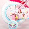 Disney Princess Kinderfiets – Meisjes – 12 inch – Roze – Poppenzitje – Twee Handremmen