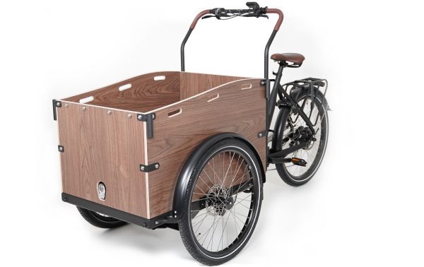 Qivelo Urban Deluxe MID Elektrische Bakfiets – Mat Blauw