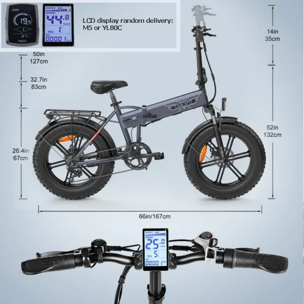 ENGWE EP-2 Pro – Fatbike 250W EU Version – Mat Grijs