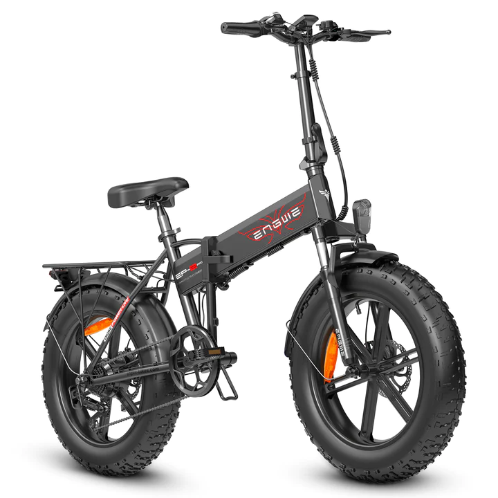 ENGWE EP-2 Pro – Vouw Fatbike – 750W Folding E-Mountainbike – Zwart