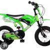 Volare Motorbike Kinderfiets – Jongens – 12 inch – Groen – Twee handremmen