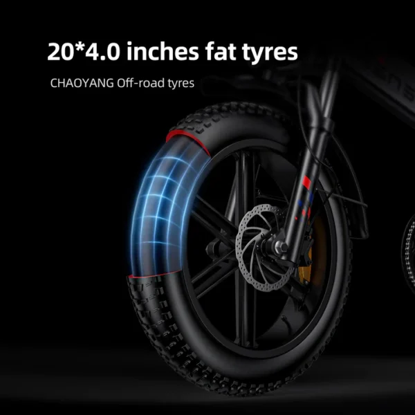ENGWE Engine X250W E-Fatbike -Hydraulische Remmen EU Versie Wit