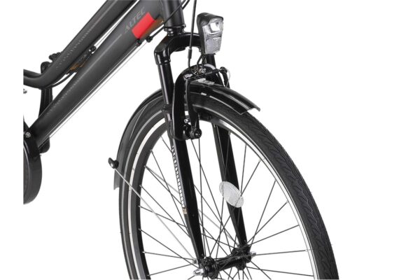 Altec Ventura Trekking V-Brakes Dames 28 inch Black-Red  *** VASTE LAGE PRIJS ***