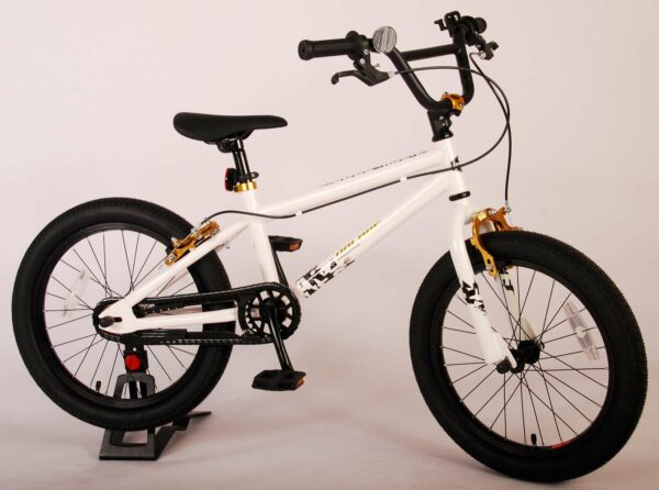 Volare Cool Rider Kinderfiets – Jongens – 18 inch – Wit – 95% afgemonteerd – Prime Collection