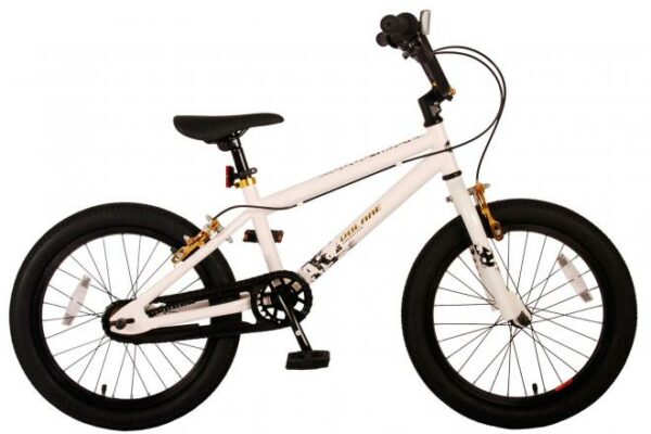 Volare Cool Rider Kinderfiets – Jongens – 18 inch – Wit – 95% afgemonteerd – Prime Collection