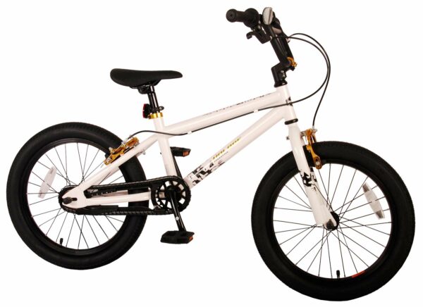 Volare Cool Rider Kinderfiets – Jongens – 18 inch – Wit – 95% afgemonteerd – Prime Collection